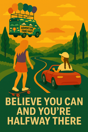
                  
                    Believe You Can – Skate Across America Sticker
                  
                