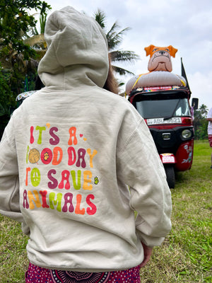 
                  
                    Pink Paw! It's a Good Day to Save Animals Hoodie
                  
                