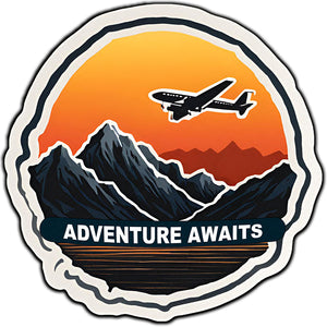 
                  
                    Adventure Awaits Sticker *Square Sticker*
                  
                