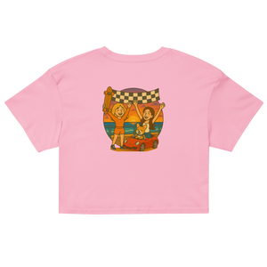 
                  
                    Finish Line Friends Crop Top - Pink
                  
                