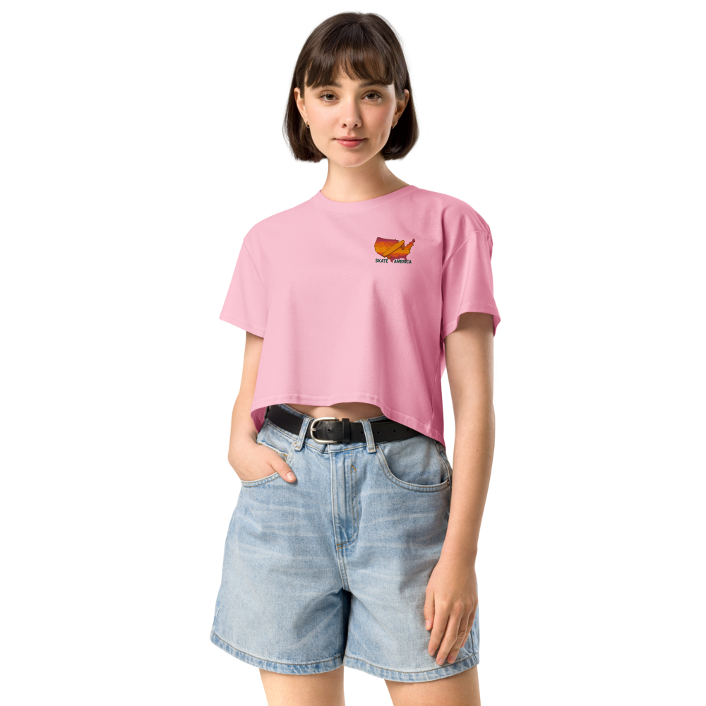 
                  
                    Finish Line Friends Crop Top - Pink
                  
                