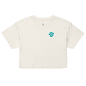 
                  
                    Blue Paw! It's a Good Day to Save Animals Cropped T- Shirt
                  
                