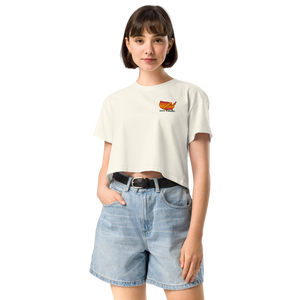 
                  
                    Finish Line Friends Crop Top- White
                  
                