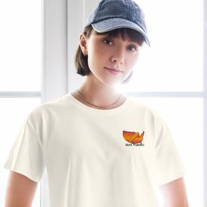 
                  
                    Finish Line Friends Crop Top- White
                  
                